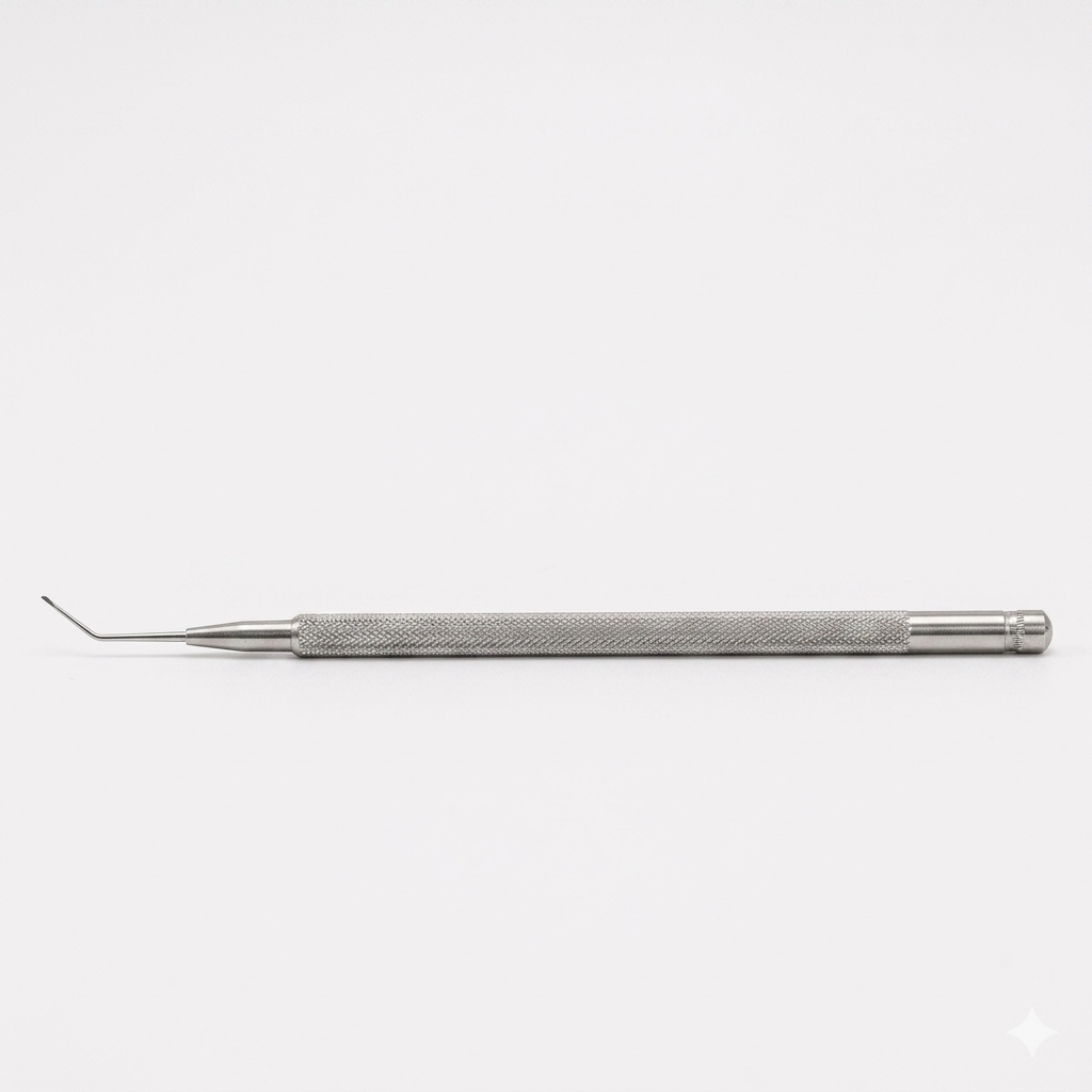 TISCO Lifecare Bechert Lens Nucleus Rotator Blunt Tip 9mm Stainless Steel Ophthalmic Surgical Instrument