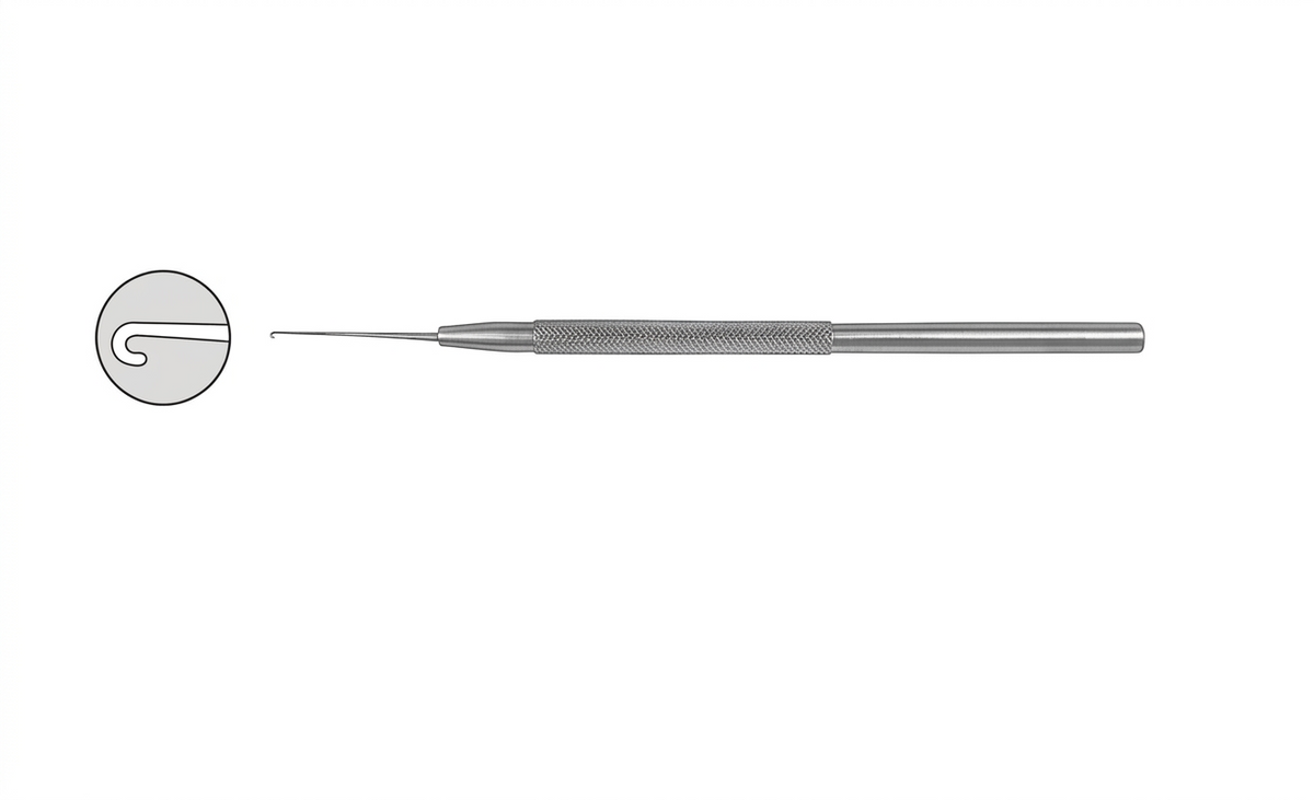 TISCO Lifecare Bonn Micro Iris Hook Stainless Steel Ophthalmic Surgical Instrument