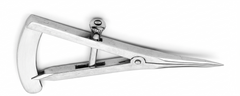 TISCO Lifecare Castroviejo Caliper Straight – Precision Ophthalmic Measuring Instrument