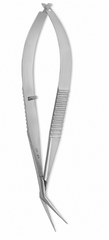 TISCO Lifecare Castroviejo Corneal Scissor Angled Small Blade – Precision Ophthalmic Instrument for Fine Corneal Dissection