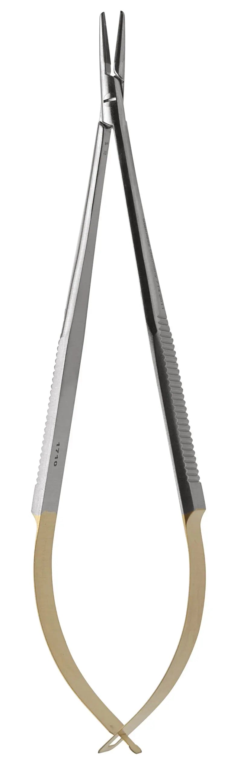 TISCO Lifecare Castroviejo Needle Holder Without Lock Tungsten Carbide 6 Inch Straight (Round)