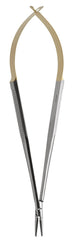Castroviejo-Barraquer Needle Holder Without Lock with Tungsten Carbide (T.C.) – Straight & Curved (Round) 5″–9″