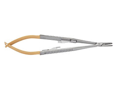TISCO Lifecare Castroviejo Needle Holder with Lock with Tungsten Carbide 6 Inch Straight (Round)