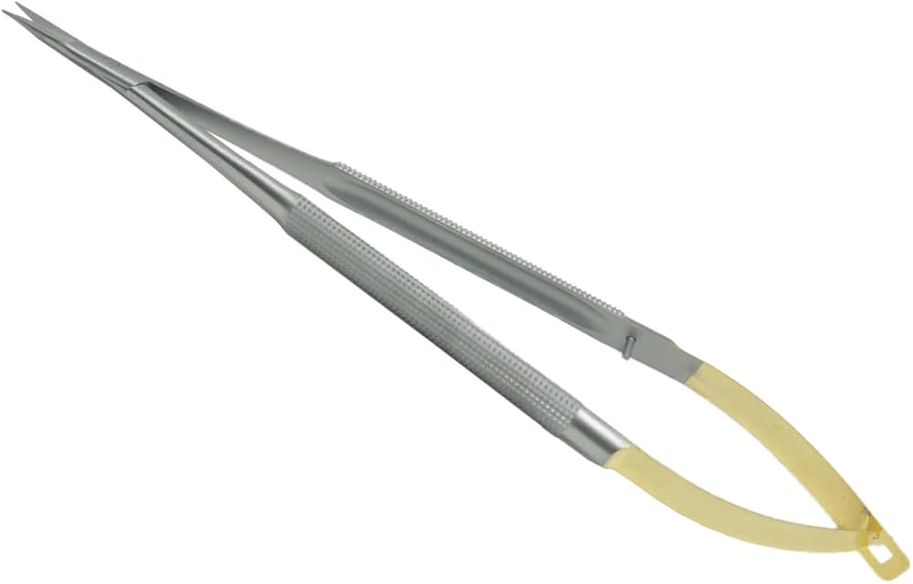 TISCO Lifecare Castroviejo Scissor Tungsten Carbide 7" Straight Stainless Steel Microsurgical Instrument