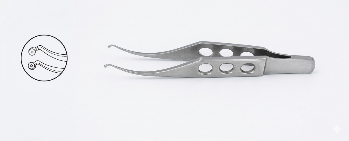 TISCO Lifecare Colibri Ring Tip Forceps – Precision Ophthalmic Surgical Instrument