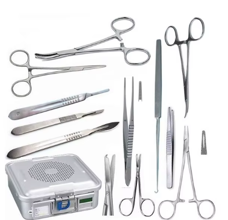 TISCO Lifecare Cut Down & Venous Access Instrument Set (18 Pcs) – Premium & Medium Surgical Kit