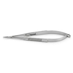 TISCO Lifecare Castroviejo Micro Needle Holder Delicate Jaws Straight With Lock – Precision Ophthalmic Microsurgical Instrument