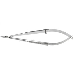 TISCO Lifecare Castroviejo Needle Holder Standard Jaws Curved Without Lock – Precision Ophthalmic Microsurgical Instrument