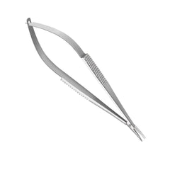 TISCO Lifecare Castroviejo Needle Holder Curved Without Lock – Precision Ophthalmic Microsurgical Instrument