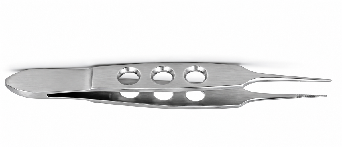 TISCO Lifecare Bishop Harmon Iris Forceps 1×2 Teeth – Precision Ophthalmic Microsurgical Instrument