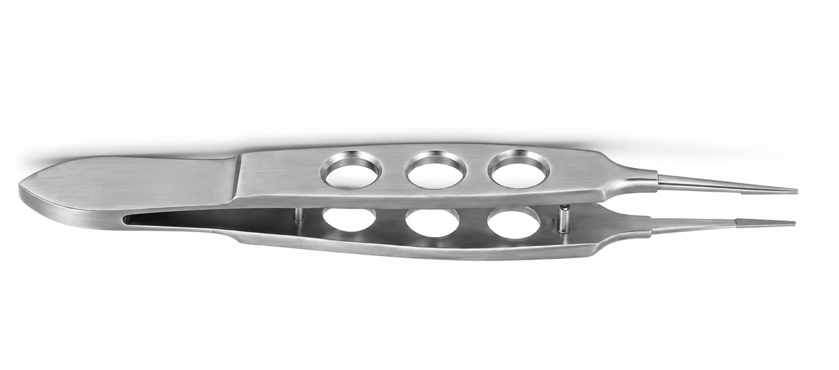 TISCO Lifecare Bonn Iris Forcep without Platform (Hole) – Precision Ophthalmic Microsurgical Instrument
