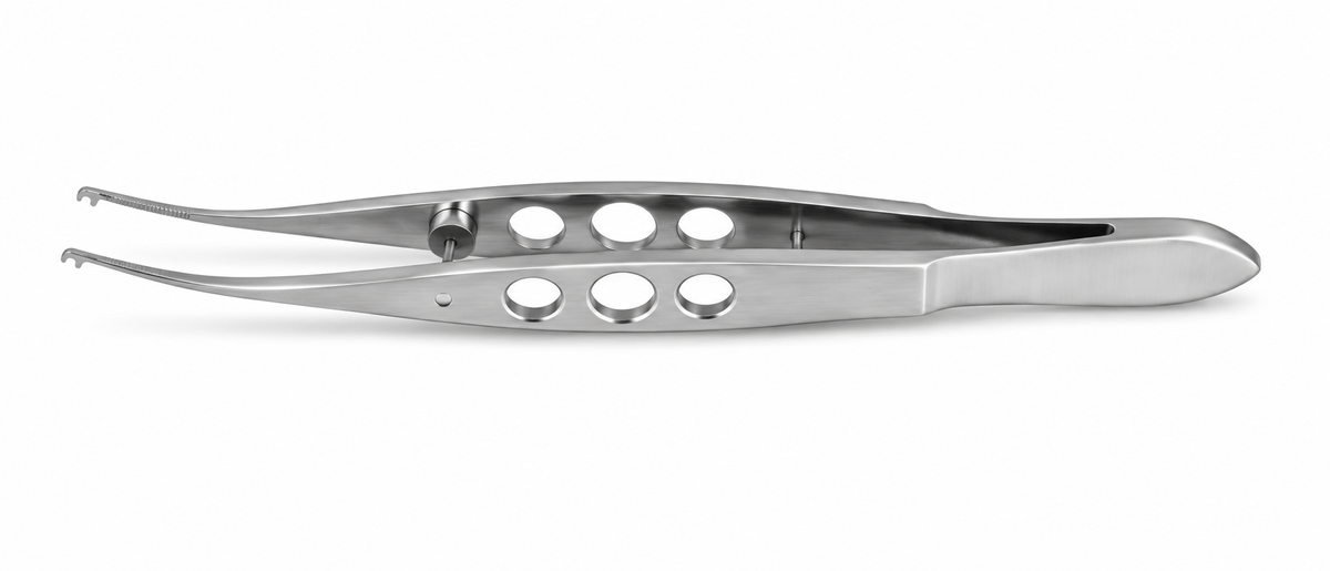 TISCO Lifecare Hofman–Polack Corneal Suturing Forceps – Precision Ophthalmic Microsurgical Instrument