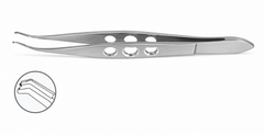 TISCO Lifecare Castroviejo Colibri Forcep Delicate 1×2 Teeth – Ultra-Precision Ophthalmic Microsurgical Instrumen