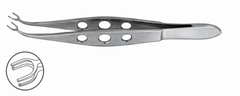 TISCO Lifecare Bores Corneal Fixation Forceps 3 mm 1×2 Teeth Straight – Precision Instrument for Ophthalmic Stability