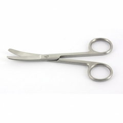 TISCO Lifecare Dressing Scissor Curved (Both Tips Blunt) 8 Inch Stainless Steel Surgical Scissors