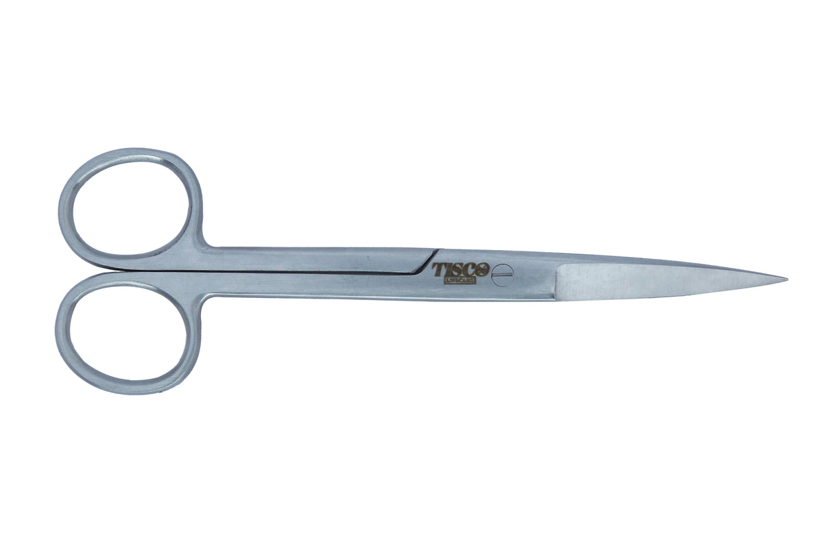 TISCO Lifecare Dressing Scissor Straight (Both Tips Pointed) 8" Stainless Steel Surgical Scissor