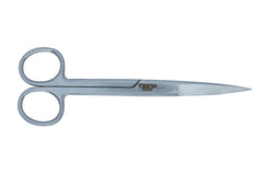 TISCO Lifecare Dressing Scissor Straight (Both Tips Pointed) 10"Stainless Steel Surgical Scissors
