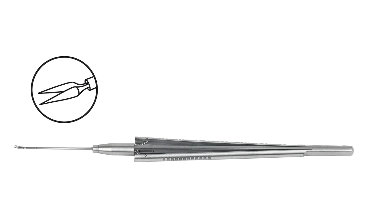 TISCO Lifecare Dorc Type Forcep Three Prongs Stainless Steel Ophthalmic Surgical Instrument