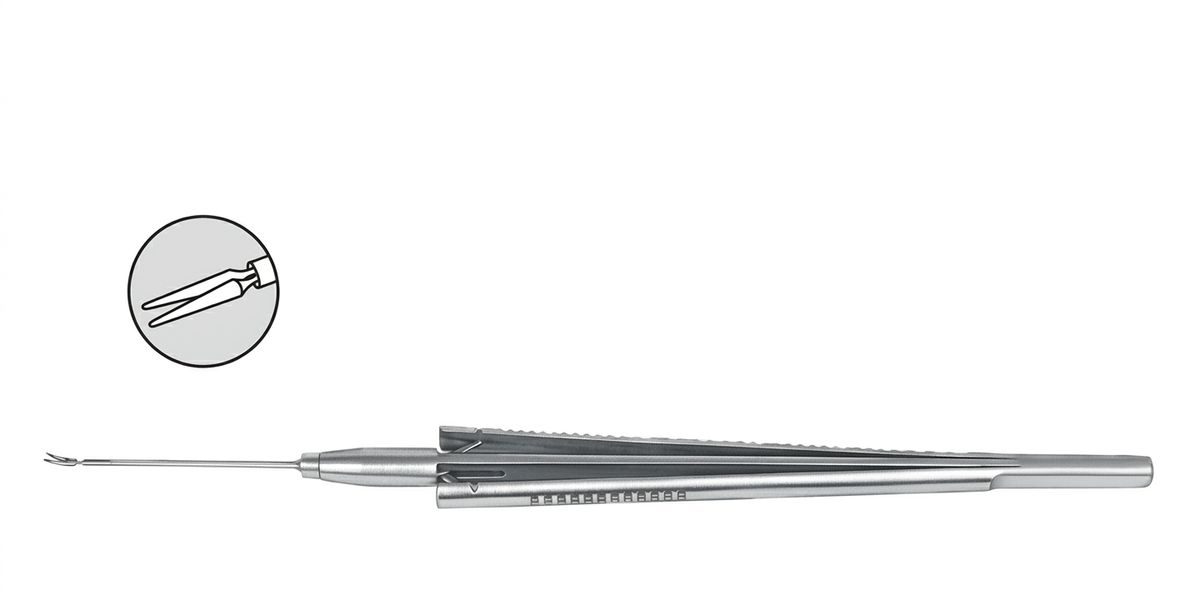 TISCO Lifecare Dorc Type Forceps Plain Straight Stainless Steel Ophthalmic Surgical Instrument