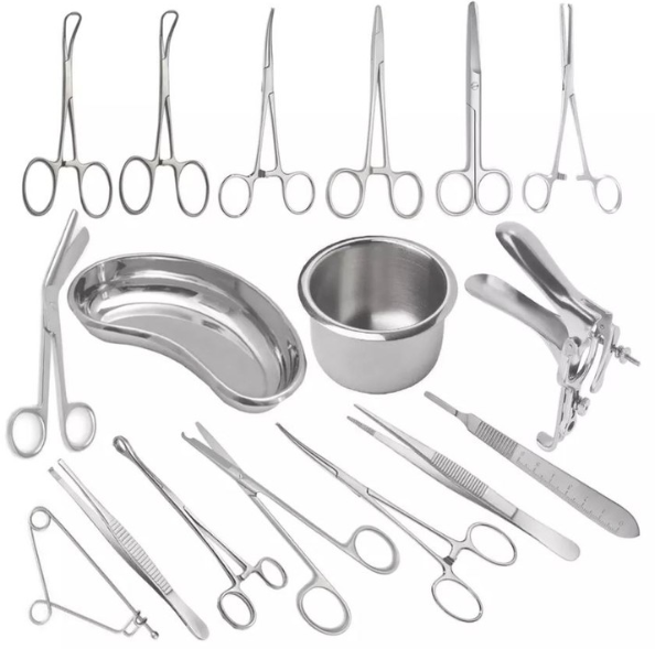 TISCO Lifecare Episiotomy Instrument Set (20 Pcs) – Premium & Medium OB-GYN Surgical Kit