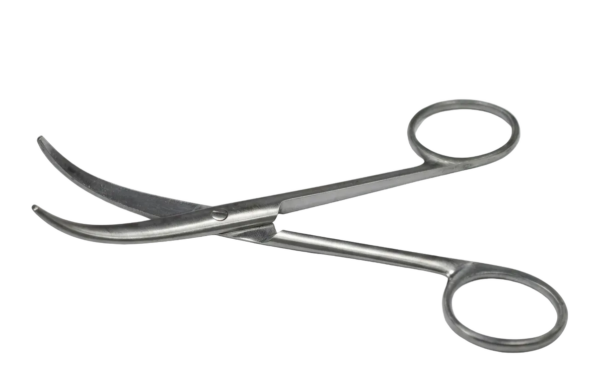 TISCO Lifecare Enucleation Scissor Full Curved Stainless Steel Ophthalmic Surgical Instrument