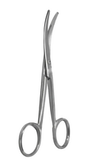 TISCO Lifecare Enucleation Scissor Half Curved Stainless Steel Ophthalmic Surgical Instrument