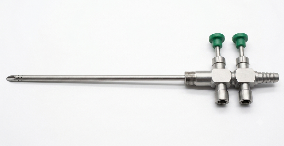 TISCO Lifecare Suction Irrigation Cannula 5mm/10mm Trumpet Type – Laparoscopic Surgical Instrument