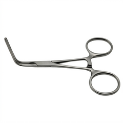 TISCO Lifecare Ring Bulldog Clamp – 90 Degree, 10 cm (4”) Premium Stainless Steel Surgical Instrument