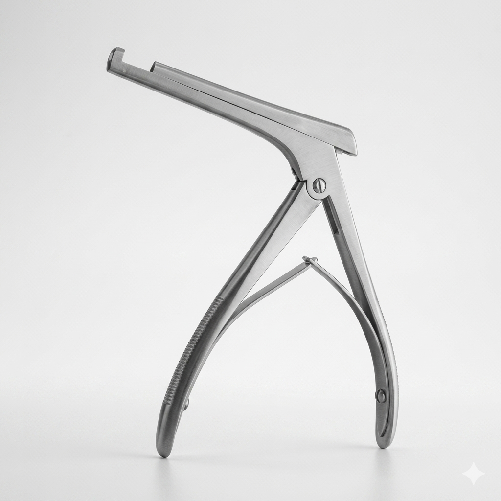 TISCO Lifecare Kerrison Rongeur Forceps 1.5mm – Precision Spine & Neurosurgical Bone Removal Instrument