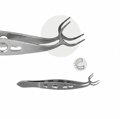 TISCO Lifecare Kramer Fixation Forceps 13 mm 1×2 Teeth Straight Without Lock – Precision Instrument for Controlled Tissue Handling