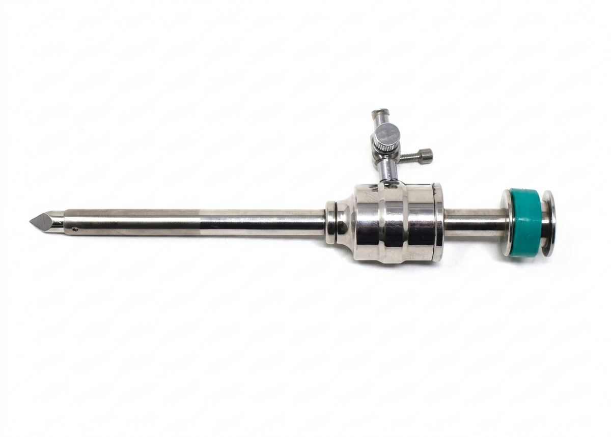 TISCO Lifecare Metal Trocar Cannula Brass 5.5mm Laparoscopic Surgical Instrument