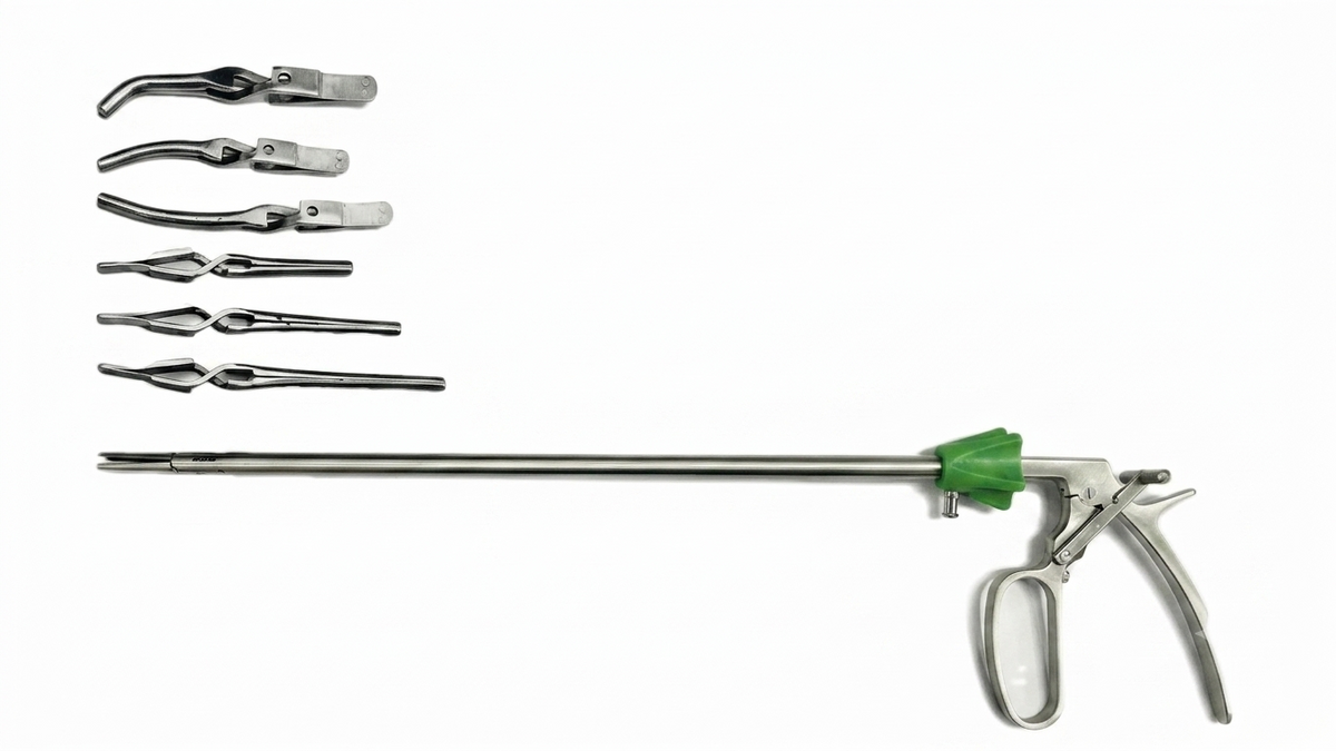 TISCO Lifecare Bulldog Clamp with 6 Clips | Laparoscopic Vascular Clamping Instrument