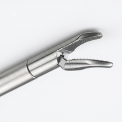 TISCO Lifecare Left Hand Curved Jaw Laparoscopic Needle Holder – Stainless Steel Surgical Instrument