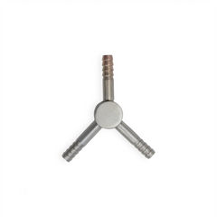TISCO Lifecare Laparoscopic Y Connector – Reusable Stainless Steel Insufflation & Irrigation Connector