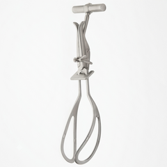 TISCO Lifecare Haig Ferguson Forceps with Axis Traction Stainless Steel Obstetric Surgical Instrument