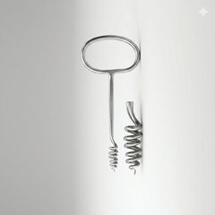 TISCO Lifecare Myoma Screw on Ring Handle Small Stainless Steel Gynecological Surgical Instrument