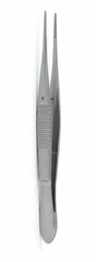 TISCO Lifecare Eye Dressing Forcep Serrated Half Curved – Precision Ophthalmic Handling Instrument