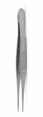 TISCO Lifecare Eye Dressing Forcep Serrated Full Curved – Precision Ophthalmic Handling Instrument