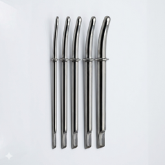 TISCO Lifecare Purandare Cervical Dilators with Guard Set of 5 Pcs Stainless Steel Gynecological Instrument
