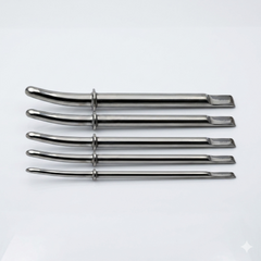 TISCO Lifecare Purandare Cervical Dilators with Guard Set of 5 Pcs Stainless Steel Gynecological Instrument