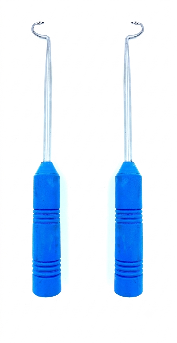 TISCO Lifecare Nande Needle Left & Right Laparoscopic Suturing Needle Stainless Steel