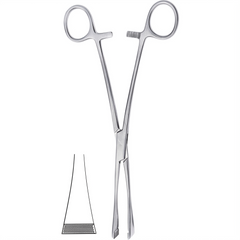 TISCO Lifecare Green Armytage Forceps 20cm (8 Inch) Stainless Steel Surgical Instrument for Gynecological and General Surgical Use