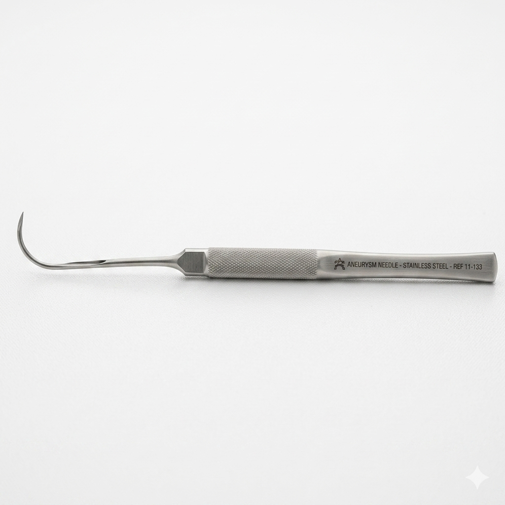 TISCO Lifecare Aneurysm Needle Stainless Steel Surgical Instrument