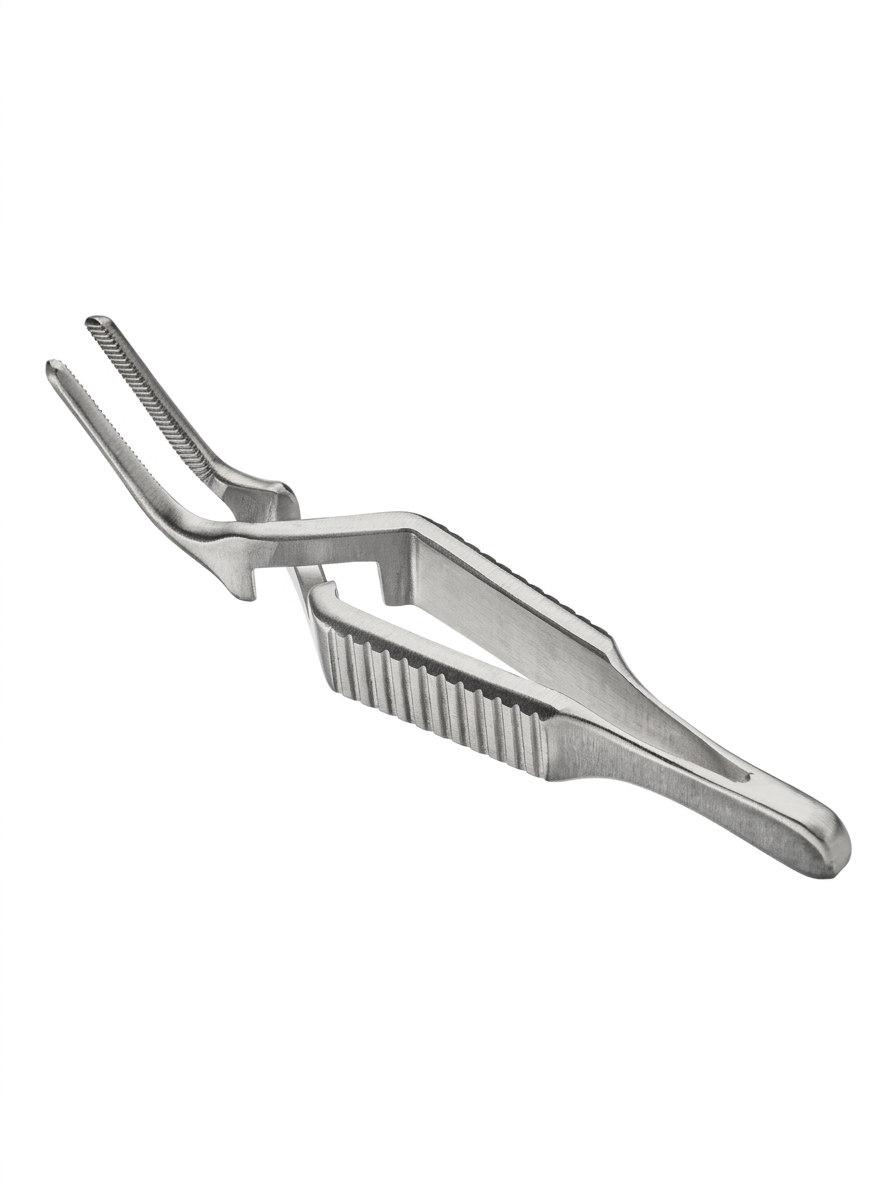 TISCO Lifecare Bulldog Clamp Fine – Small Side Curved, Precision Stainless Steel Vascular Instrument