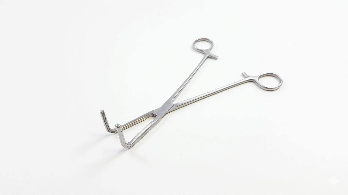 TISCO Lifecare Bronchus Clamp with Teeth Left – Premium Stainless Steel Thoracic Surgical Instrument