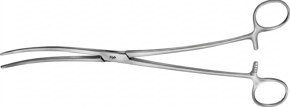 TISCO Lifecare Bozemann Uterine Dressing Forceps 25cm (10 Inch) Stainless Steel Surgical Instrument for Gynecological Use