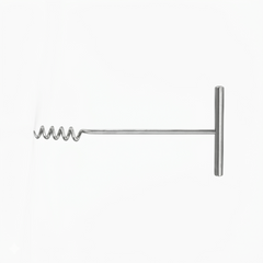 TISCO Lifecare Myoma Screw on T Handle Small Stainless Steel Gynecological Surgical Instrument