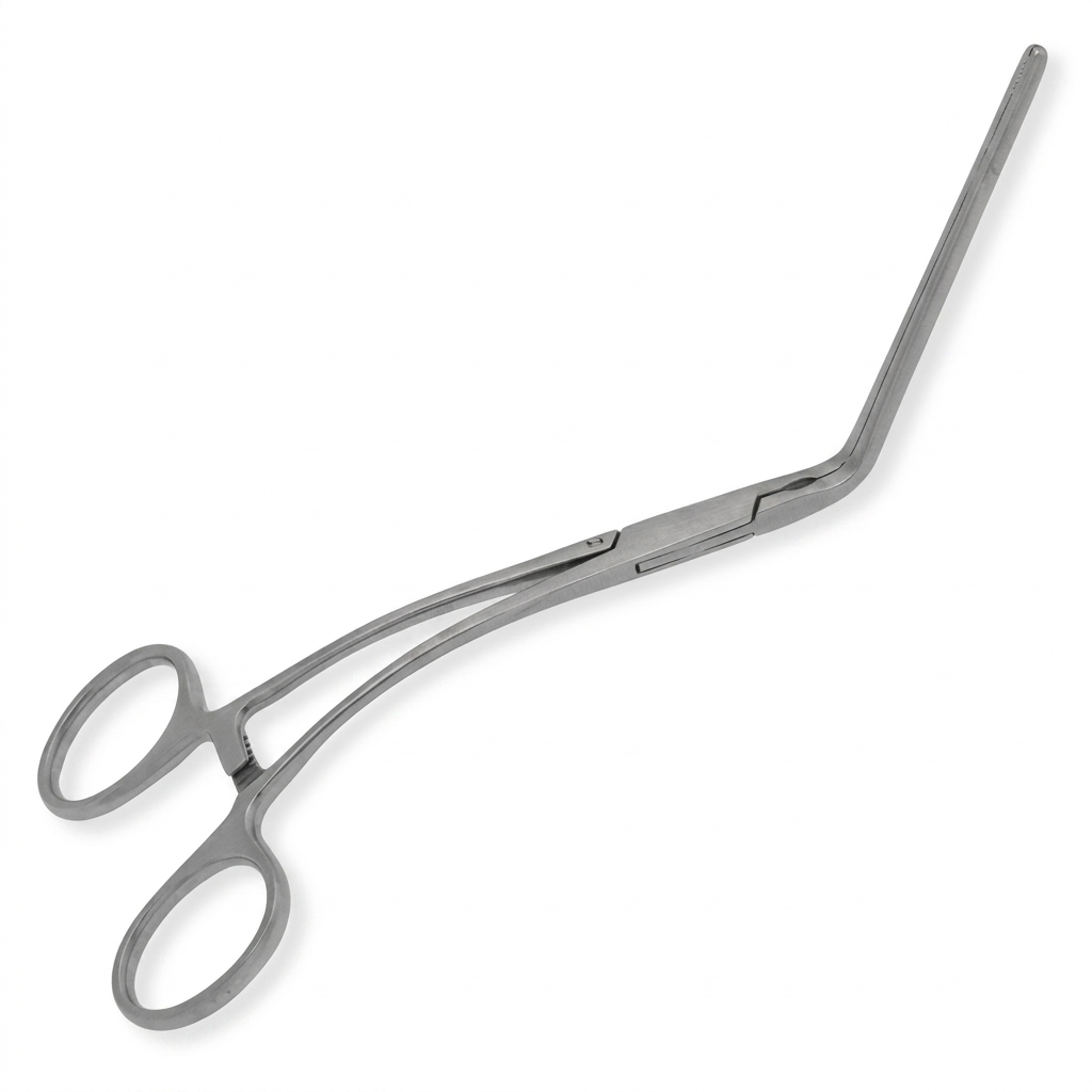 TISCO Lifecare Ring Bulldog Clamp – 45 Degree, 10 cm (4”) Premium Stainless Steel Surgical Instrument