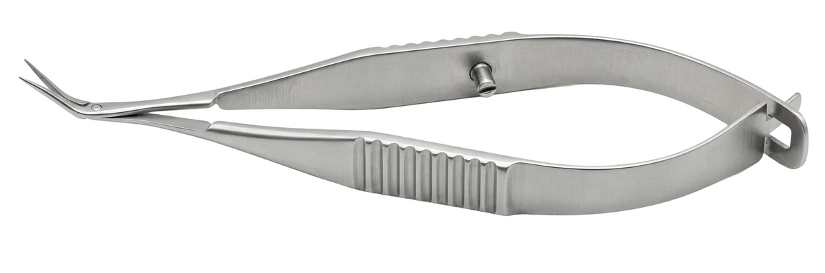 TISCO Lifecare Gill-Vannas Capsulotomy Scissors Sharp 11mm. Ang. Stainless Steel Ophthalmic Surgical Instrument