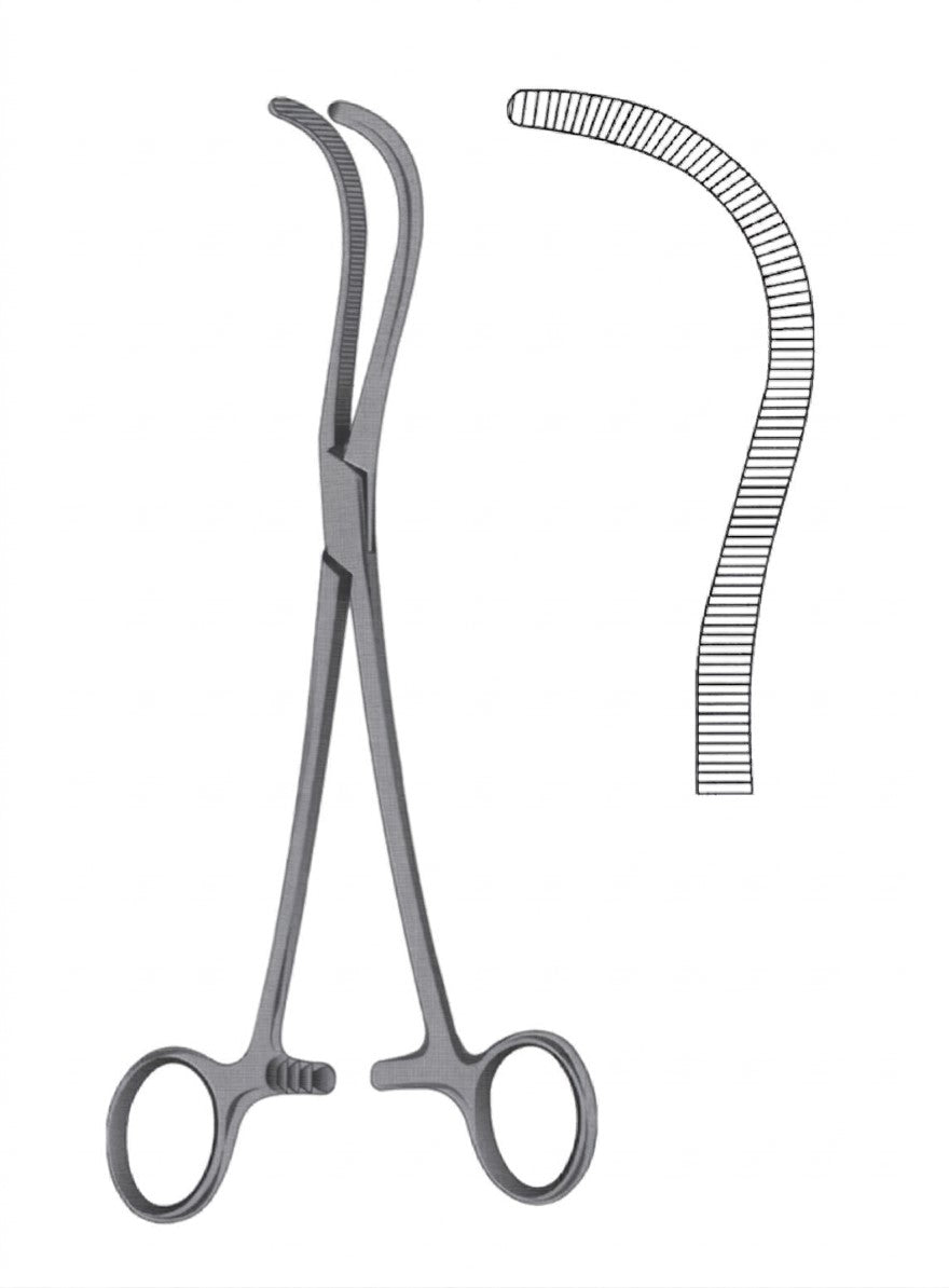 TISCO Lifecare Guyon Kidney Clamp – 20 cm (8”) | Precision Urology Surgical Instrument